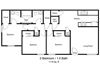 3 Bedroom Floor Plan